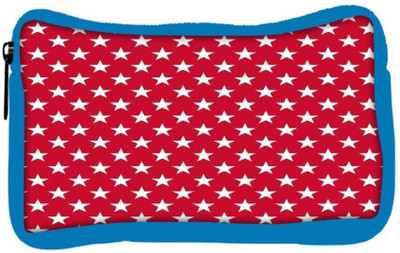 

Snoogg Eco Friendly Canvas White Stars Red Pattern Designer Student Pen Pencil Case Coin Purse Pouch Cosmetic Makeup Bag (BLUE) Pouch(Multicolor)
