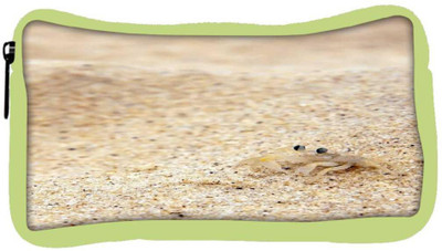 

Snoogg Eco Friendly Canvas Beach Sand Crab Designer Student Pen Pencil Case Coin Purse Pouch Cosmetic Makeup Bag (GREEN) Pouch(Multicolor)