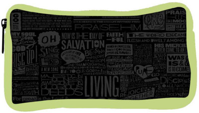 

Snoogg Eco Friendly Canvas Living God Student Pen Pencil Case Coin Purse Pouch Cosmetic Makeup Bag (GREEN) Pouch(Multicolor)