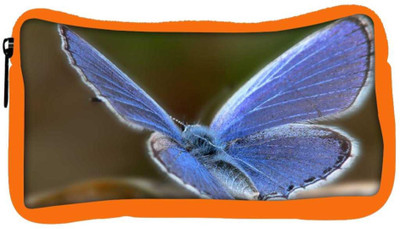 

Snoogg Eco Friendly Canvas Light Blue Butterfly Designer Student Pen Pencil Case Coin Purse Pouch Cosmetic Makeup Bag (ORANGE) Pouch(Multicolor)