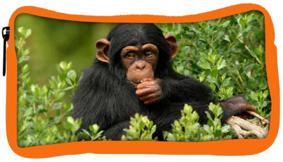 

Snoogg Eco Friendly Canvas Cute Chimpanese Designer Student Pen Pencil Case Coin Purse Pouch Cosmetic Makeup Bag (ORANGE) Pouch(Multicolor)