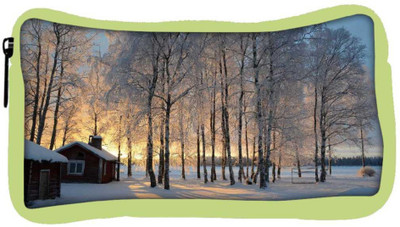 

Snoogg Eco Friendly Canvas House At Night Designer Student Pen Pencil Case Coin Purse Pouch Cosmetic Makeup Bag (GREEN) Pouch(Multicolor)