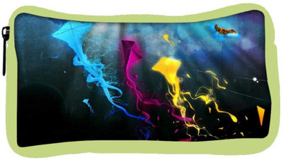 

Snoogg Eco Friendly Canvas Colorful Kites Designer Student Pen Pencil Case Coin Purse Pouch Cosmetic Makeup Bag (GREEN) Pouch(Multicolor)