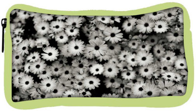 

Snoogg Eco Friendly Canvas Black And White Flowers Designer Student Pen Pencil Case Coin Purse Pouch Cosmetic Makeup Bag (GREEN) Pouch(Multicolor)