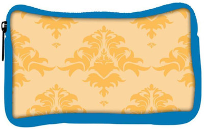 

Snoogg Eco Friendly Canvas Cream String Pattern Designer Student Pen Pencil Case Coin Purse Pouch Cosmetic Makeup Bag (BLUE) Pouch(Multicolor)