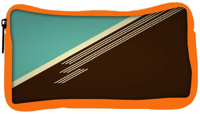 

Snoogg Eco Friendly Canvas Brown Lines Designer Student Pen Pencil Case Coin Purse Pouch Cosmetic Makeup Bag (ORANGE) Pouch(Multicolor)