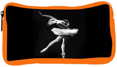 

Snoogg Eco Friendly Canvas Ballet Live Student Pen Pencil Case Coin Purse Pouch Cosmetic Makeup Bag (ORANGE) Pouch(Multicolor)