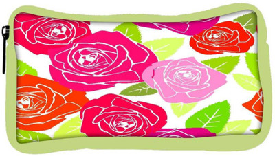 

Snoogg Eco Friendly Canvas Dark Color Roses Designer Student Pen Pencil Case Coin Purse Pouch Cosmetic Makeup Bag (GREEN) Pouch(Multicolor)