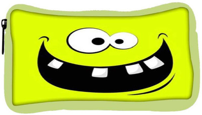 

Snoogg Eco Friendly Canvas Funny Broken Teeth Student Pen Pencil Case Coin Purse Pouch Cosmetic Makeup Bag (GREEN) Pouch(Multicolor)