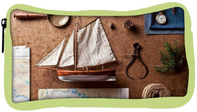 

Snoogg Eco Friendly Canvas Small Ship On Desk Designer Student Pen Pencil Case Coin Purse Pouch Cosmetic Makeup Bag (GREEN) Pouch(Multicolor)