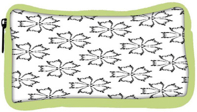 

Snoogg Eco Friendly Canvas Grey Floral White Designer Student Pen Pencil Case Coin Purse Pouch Cosmetic Makeup Bag (GREEN) Pouch(Multicolor)