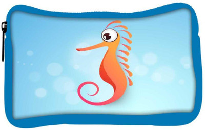 

Snoogg Eco Friendly Canvas Water Animal Cartoons With Hippocampus Sea Horse Student Pen Pencil Case Coin Purse Pouch Cosmetic Makeup Bag (BLUE) Pouch(Multicolor)