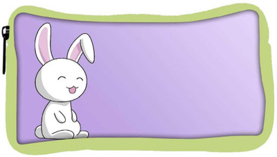 

Snoogg Eco Friendly Canvas Easter Bunny Designer Student Pen Pencil Case Coin Purse Pouch Cosmetic Makeup Bag (GREEN) Pouch(Multicolor)