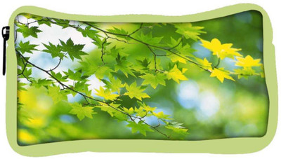 

Snoogg Eco Friendly Canvas Leavesin Branches Designer Student Pen Pencil Case Coin Purse Pouch Cosmetic Makeup Bag (GREEN) Pouch(Multicolor)