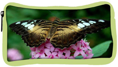 

Snoogg Eco Friendly Canvas Abstract Butterfly In Pink Flower Designer Student Pen Pencil Case Coin Purse Pouch Cosmetic Makeup Bag (GREEN) Pouch(Multicolor)