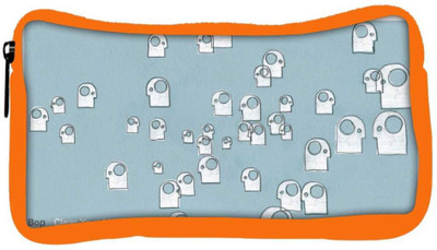 

Snoogg Eco Friendly Canvas Bop Art Pattern Designer Student Pen Pencil Case Coin Purse Pouch Cosmetic Makeup Bag (ORANGE) Pouch(Multicolor)