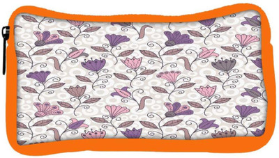 

Snoogg Eco Friendly Canvas Seamless Texture With Flowers And Butterflies Endless Floral Pattern Student Pen Pencil Case Coin Purse Pouch Cosmetic Makeup Bag (ORANGE) Pouch(Multicolor)