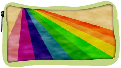 

Snoogg Eco Friendly Canvas Rainbow Power 2377 Student Pen Pencil Case Coin Purse Pouch Cosmetic Makeup Bag (GREEN) Pouch(Multicolor)