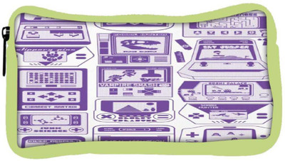 

Snoogg Eco Friendly Canvas Video Gamer'S Dream Student Pen Pencil Case Coin Purse Pouch Cosmetic Makeup Bag (GREEN) Pouch(Multicolor)