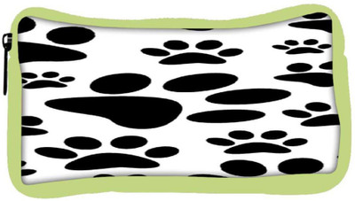 

Snoogg Eco Friendly Canvas Dog Stamps Student Pen Pencil Case Coin Purse Pouch Cosmetic Makeup Bag (GREEN) Pouch(Multicolor)