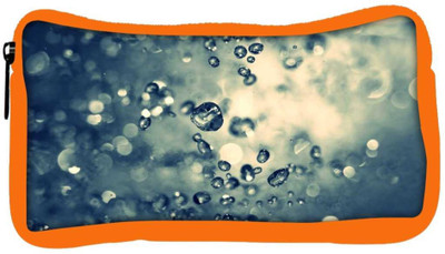 

Snoogg Eco Friendly Canvas Water Drops Designer Student Pen Pencil Case Coin Purse Pouch Cosmetic Makeup Bag (ORANGE) Pouch(Multicolor)