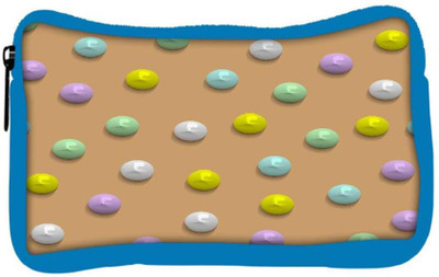 

Snoogg Eco Friendly Canvas Colorful Pebbles Designer Student Pen Pencil Case Coin Purse Pouch Cosmetic Makeup Bag (BLUE) Pouch(Multicolor)
