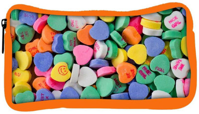

Snoogg Eco Friendly Canvas Daily Candy Student Pen Pencil Case Coin Purse Pouch Cosmetic Makeup Bag (ORANGE) Pouch(Multicolor)