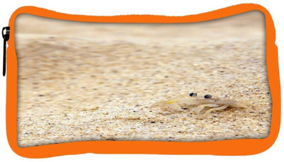 

Snoogg Eco Friendly Canvas Beach Sand Crab Designer Student Pen Pencil Case Coin Purse Pouch Cosmetic Makeup Bag (ORANGE) Pouch(Multicolor)