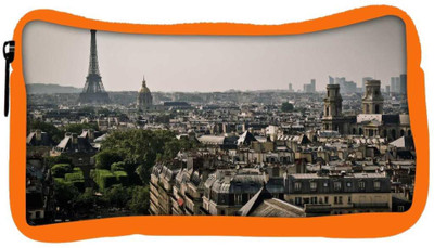 

Snoogg Eco Friendly Canvas Paris City Designer Student Pen Pencil Case Coin Purse Pouch Cosmetic Makeup Bag (ORANGE) Pouch(Multicolor)