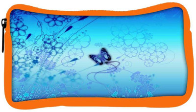 

Snoogg Eco Friendly Canvas Blue Buttefly And Flowers 2593 Student Pen Pencil Case Coin Purse Pouch Cosmetic Makeup Bag (ORANGE) Pouch(Multicolor)