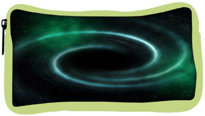

Snoogg Eco Friendly Canvas Black Hole Universe Background Student Pen Pencil Case Coin Purse Pouch Cosmetic Makeup Bag (GREEN) Pouch(Multicolor)