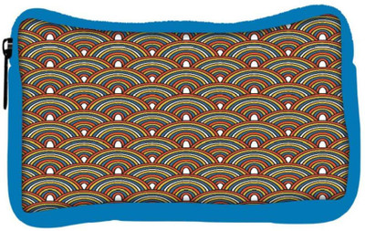 

Snoogg Eco Friendly Canvas Abstract Multicolor Designer Student Pen Pencil Case Coin Purse Pouch Cosmetic Makeup Bag (BLUE) Pouch(Multicolor)