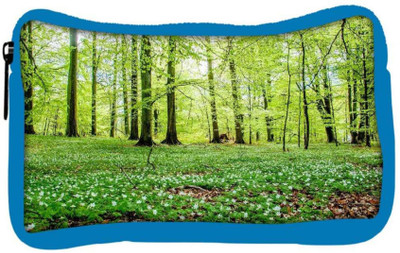 

Snoogg Eco Friendly Canvas Small White Flowers Designer Student Pen Pencil Case Coin Purse Pouch Cosmetic Makeup Bag (BLUE) Pouch(Multicolor)