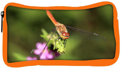 

Snoogg Eco Friendly Canvas Dragonfly On A Branch Designer Student Pen Pencil Case Coin Purse Pouch Cosmetic Makeup Bag (ORANGE) Pouch(Multicolor)