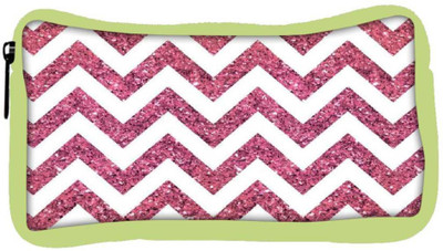 

Snoogg Eco Friendly Canvas Chevron Pinks Student Pen Pencil Case Coin Purse Pouch Cosmetic Makeup Bag (GREEN) Pouch(Multicolor)