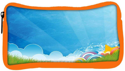 

Snoogg Eco Friendly Canvas Abstract Blue Designer Student Pen Pencil Case Coin Purse Pouch Cosmetic Makeup Bag (ORANGE) Pouch(Multicolor)