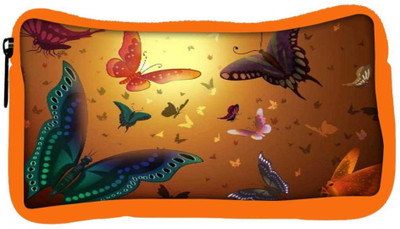 

Snoogg Eco Friendly Canvas Butterfly Pattern 2453 Student Pen Pencil Case Coin Purse Pouch Cosmetic Makeup Bag (ORANGE) Pouch(Multicolor)