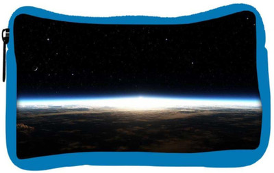 

Snoogg Eco Friendly Canvas Satelite Designer Student Pen Pencil Case Coin Purse Pouch Cosmetic Makeup Bag (BLUE) Pouch(Multicolor)
