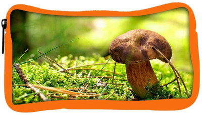 

Snoogg Eco Friendly Canvas Mushroom Designer Student Pen Pencil Case Coin Purse Pouch Cosmetic Makeup Bag (ORANGE) Pouch(Multicolor)