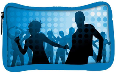 

Snoogg Eco Friendly Canvas Disco Party Designer Student Pen Pencil Case Coin Purse Pouch Cosmetic Makeup Bag (BLUE) Pouch(Multicolor)