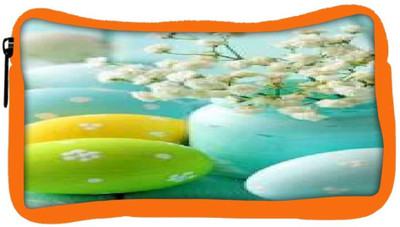 

Snoogg Eco Friendly Canvas Colorful Egg Designer Student Pen Pencil Case Coin Purse Pouch Cosmetic Makeup Bag (ORANGE) Pouch(Multicolor)