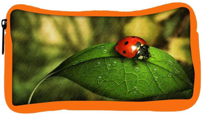 

Snoogg Eco Friendly Canvas Beatel And White Flower Designer Student Pen Pencil Case Coin Purse Pouch Cosmetic Makeup Bag (ORANGE) Pouch(Multicolor)