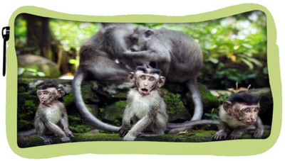 

Snoogg Eco Friendly Canvas Monkey Babies Designer Student Pen Pencil Case Coin Purse Pouch Cosmetic Makeup Bag (GREEN) Pouch(Multicolor)
