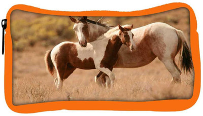 

Snoogg Eco Friendly Canvas Colorful Abstract Horse Designer Student Pen Pencil Case Coin Purse Pouch Cosmetic Makeup Bag (ORANGE) Pouch(Multicolor)