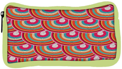 

Snoogg Eco Friendly Canvas Mixed Colors Pattern Designer Student Pen Pencil Case Coin Purse Pouch Cosmetic Makeup Bag (GREEN) Pouch(Multicolor)