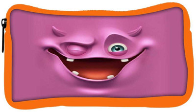 

Snoogg Eco Friendly Canvas Purple Devil Ghost 2685 Student Pen Pencil Case Coin Purse Pouch Cosmetic Makeup Bag (ORANGE) Pouch(Multicolor)