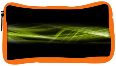 

Snoogg Eco Friendly Canvas Lite Green Abstract Design Designer Student Pen Pencil Case Coin Purse Pouch Cosmetic Makeup Bag (ORANGE) Pouch(Multicolor)