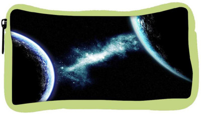 

Snoogg Eco Friendly Canvas Deep Space Student Pen Pencil Case Coin Purse Pouch Cosmetic Makeup Bag (GREEN) Pouch(Multicolor)