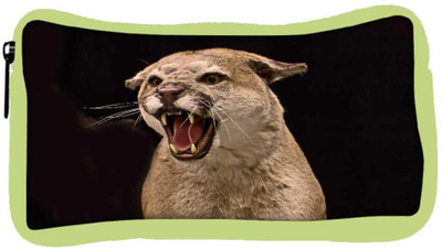 

Snoogg Eco Friendly Canvas Cougar Animal 158 Student Pen Pencil Case Coin Purse Pouch Cosmetic Makeup Bag (GREEN) Pouch(Multicolor)
