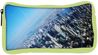 

Snoogg Eco Friendly Canvas New York From The Plane Designer Student Pen Pencil Case Coin Purse Pouch Cosmetic Makeup Bag (GREEN) Pouch(Multicolor)